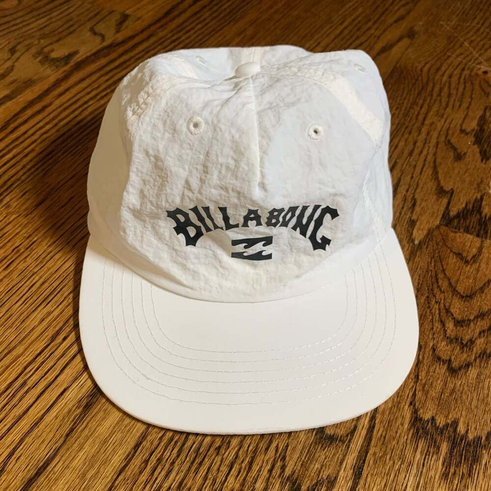 Billabong Arch Team Strapback Hat O/S White Nylon Cap